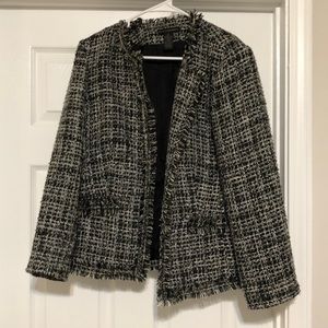 Black and white jacket